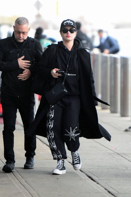 Demi Lovato – Seen as she departs New York
