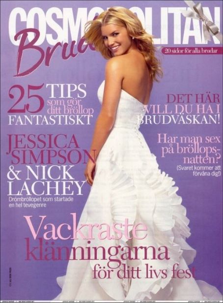 Jessica Simpson, Cosmopolitan Bride Magazine June 2005 Cover Photo - Sweden