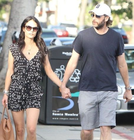 Couple Jordana Brewster and husband Andrew Form spotted out holding ...