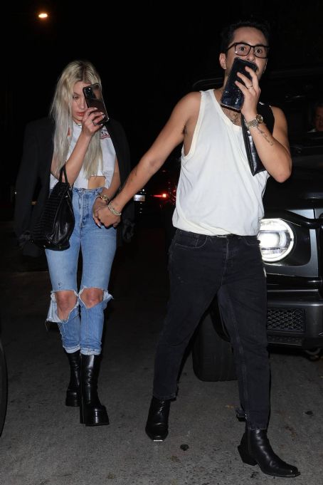 Ashley Benson – Leaving Demi Lovato’s 30th Birthday party in West Hollywood