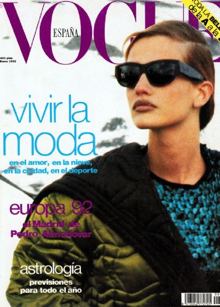 Karen Mulder & Elaine Irwin - Vogue US February 1991 - FamousFix