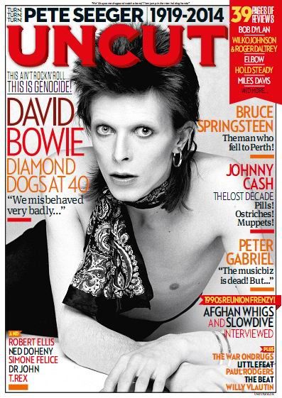 David Bowie, Uncut Magazine April 2014 Cover Photo - United Kingdom