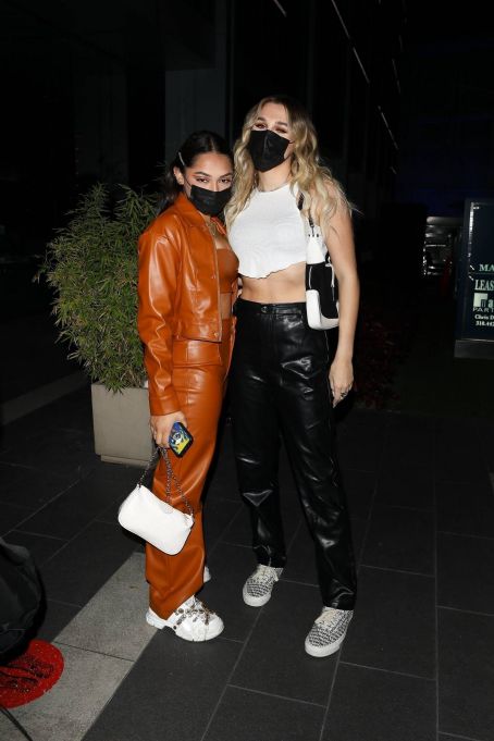 Avani Gregg – With Madi Monroe arrive at BOA Steakhouse in Los Angeles