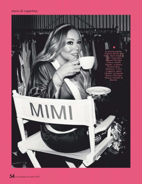 Mariah Carey – Cosmopolitan Italy Magazine (December 2019) | Mariah