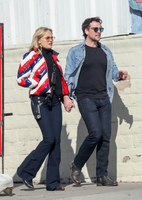 Malin Akerman – With Jack Donnelly hold hands at All Time restaurant in Los Feliz