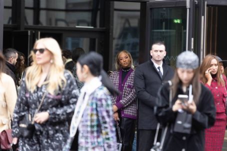 Savannah James – Exits Chanel fashion show in Paris
