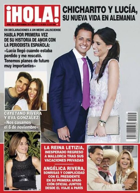 Javier Hernandez, Lucia Villalon - Hola! Magazine Cover [Mexico] (9 September 2015)