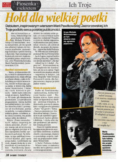 Ich Troje - Dobry Tydzień Magazine Pictorial [Poland] (28 October 2024)