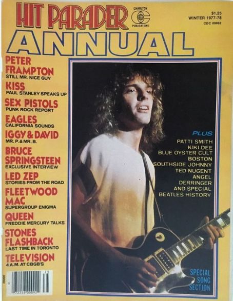 Peter Frampton, Hit Parader Magazine 05 December 1977 Cover Photo 