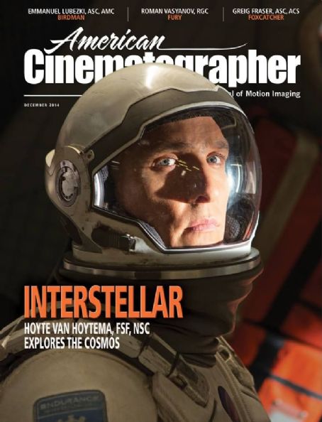 Matthew McConaughey - American Cinematographer Magazine Cover [United States] (December 2014)