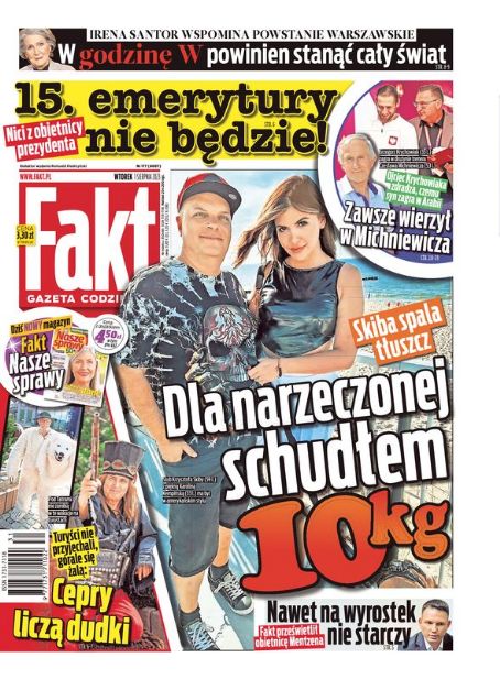 Krzysztof Skiba, Fakt Magazine 01 August 2023 Cover Photo - Poland