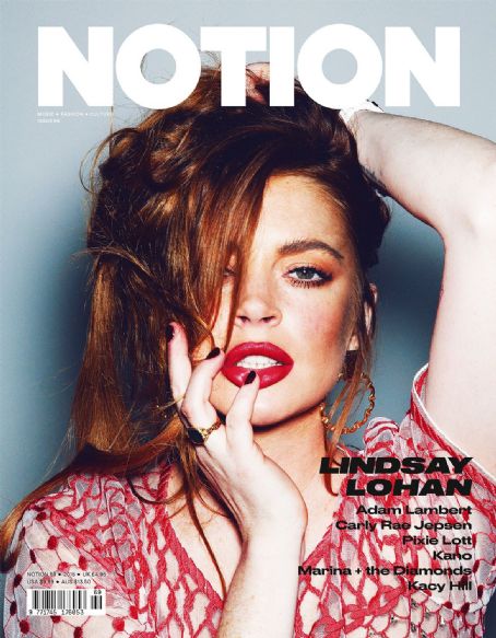 Lindsay Lohan, Notion Magazine April 2015 Cover Photo - United Kingdom