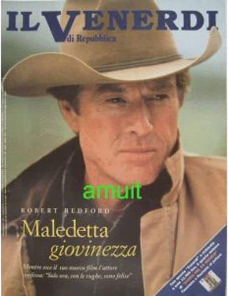 Robert Redford - Il venerdi Magazine Cover [Italy] (2 October 1998)