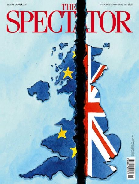 United Kingdom - The Spectator Magazine Cover [United Kingdom] (25 June 2016)