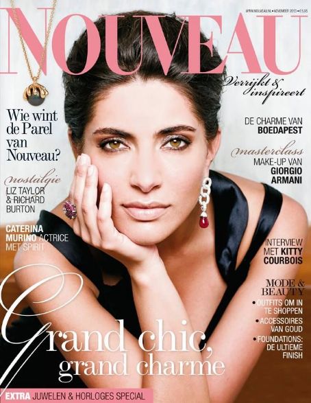 Caterina Murino, Nouveau Magazine November 2013 Cover Photo - Netherlands