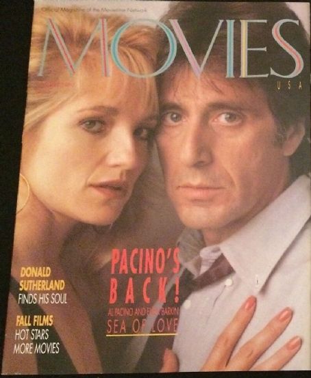 Ellen Barkin, Al Pacino - Movies Magazine Cover [United States] (October 1989)