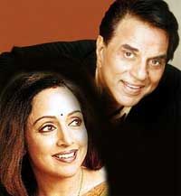 Hema Malini and Dharmendra
