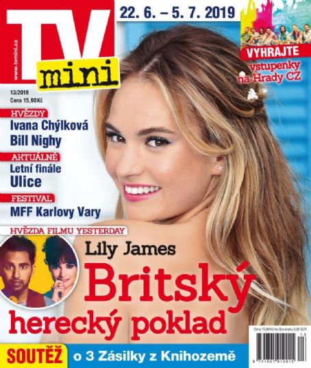 Lily James - TV Mini Magazine Cover [Czech Republic] (22 June 2019)
