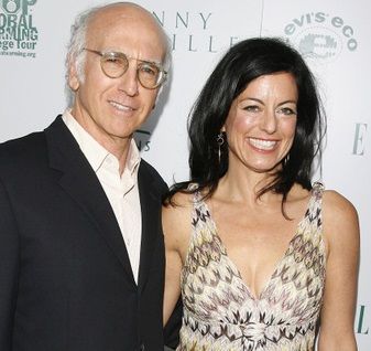 Larry David and Laurie Lennard