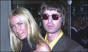Noel Gallagher and Meg Matthews