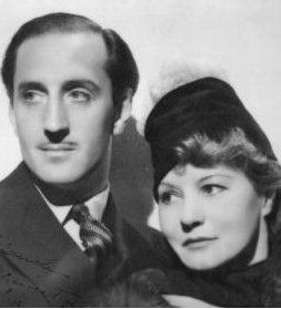 Basil Rathbone and Ouida Bergere