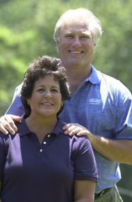 Nancy Lopez and Ray Knight