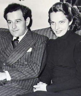 Margaret Tallichet and William Wyler