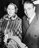 Aristotle Onassis and Athina Livanos