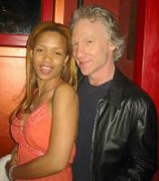 Bill Maher and Karrine Steffans