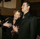 Jaime Pressly and Carson Daly