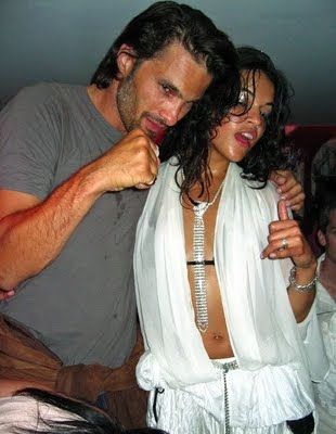 Michelle Rodriguez and Olivier Martinez