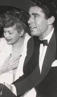 Lucille Ball and Peter Lawford