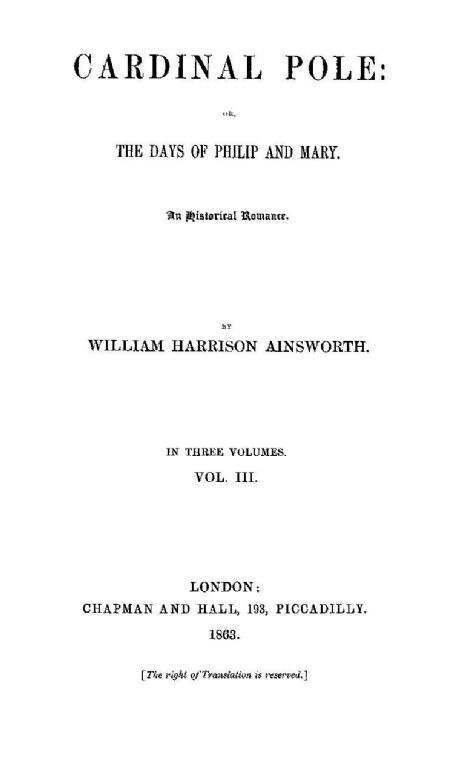 Cardinal Pole (novel)