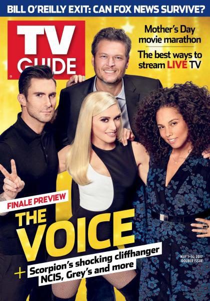 Blake Shelton - TV Guide Magazine Cover [United States] (1 May 2017)