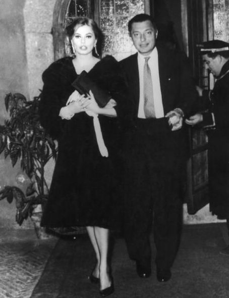 Anita Ekberg and Gianni Agnelli
