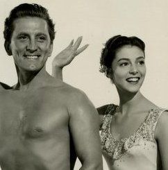 Kirk Douglas and Pier Angeli