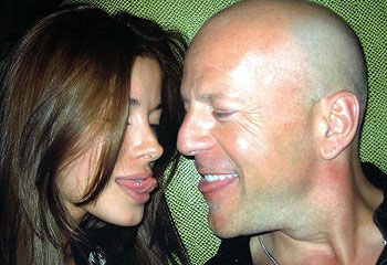 Bruce Willis and Aida Yespica