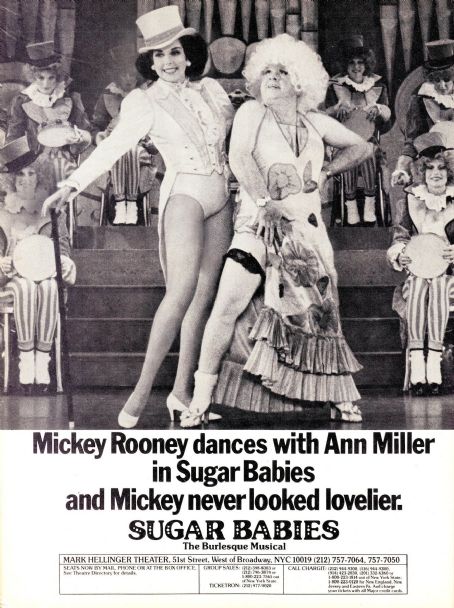 SUGAR BABIES Original 1979 Broadway Cast Starring Mickey Rooney