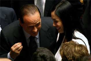 Silvio Berlusconi and Mara Carfagna
