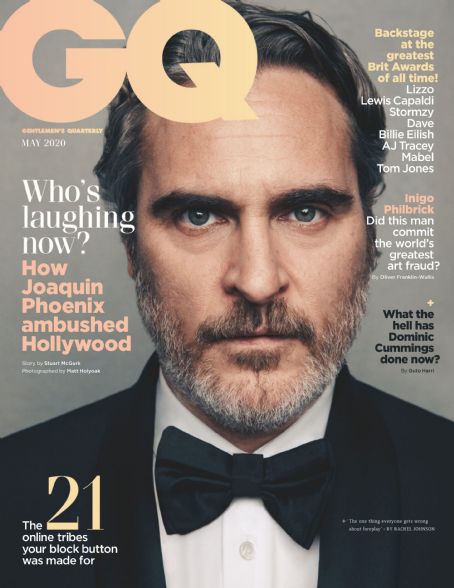 Joaquin Phoenix, GQ Magazine May 2020 Cover Photo - United Kingdom
