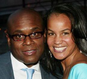 L.A. Reid and Erica Holton