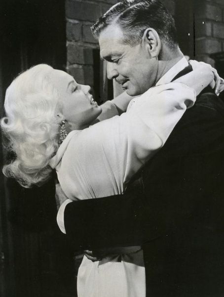 Mamie Van Doren and Clark Gable