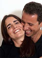 Malu Mader and Tony Bellotto