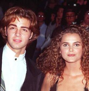 Joey Lawrence and Keri Russell