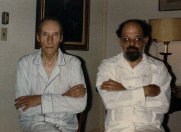 Allen Ginsberg and William Burroughs