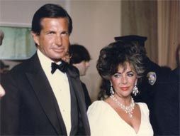 Elizabeth Taylor and George Hamilton