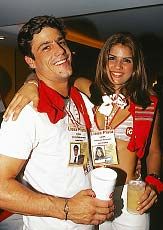 Carolina Magalhães and Raphael Guinle