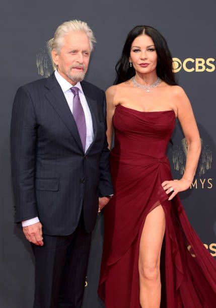 Michael Douglas and Catherine Zeta-Jones - 73rd Primetime Emmy Awards - Arrivals
