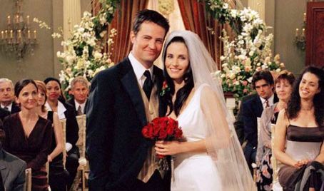 Matthew Perry and Courteney Arquette