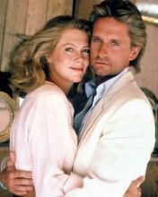 Michael Douglas and Kathleen Turner